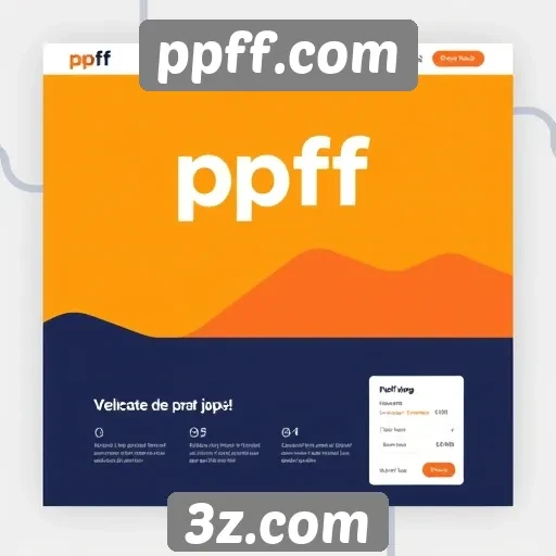 Interface do usuário do ppff.com é intuitiva